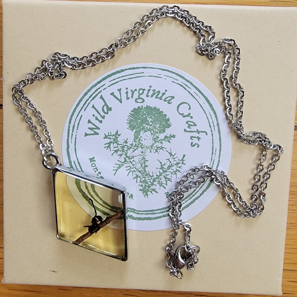 NIB Handmade Zombie Ant Fungus Necklace